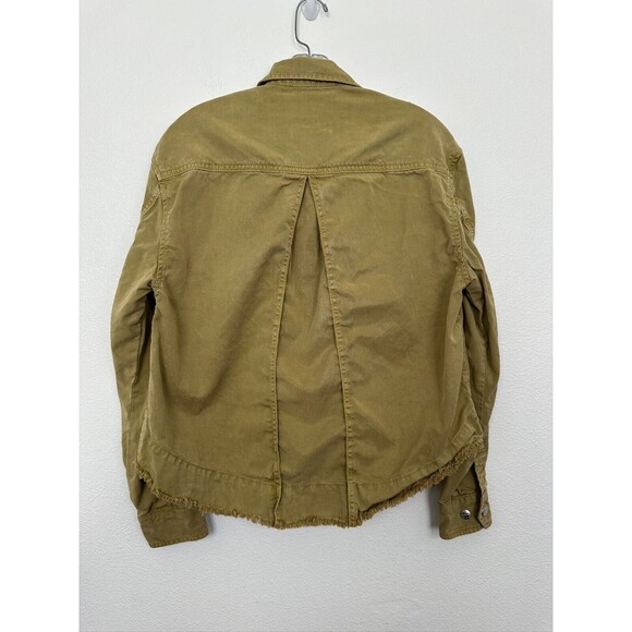 Current/Elliott Endure Military Jacket Green Buttons Pockets Army Green Small - Picture 7 of 8